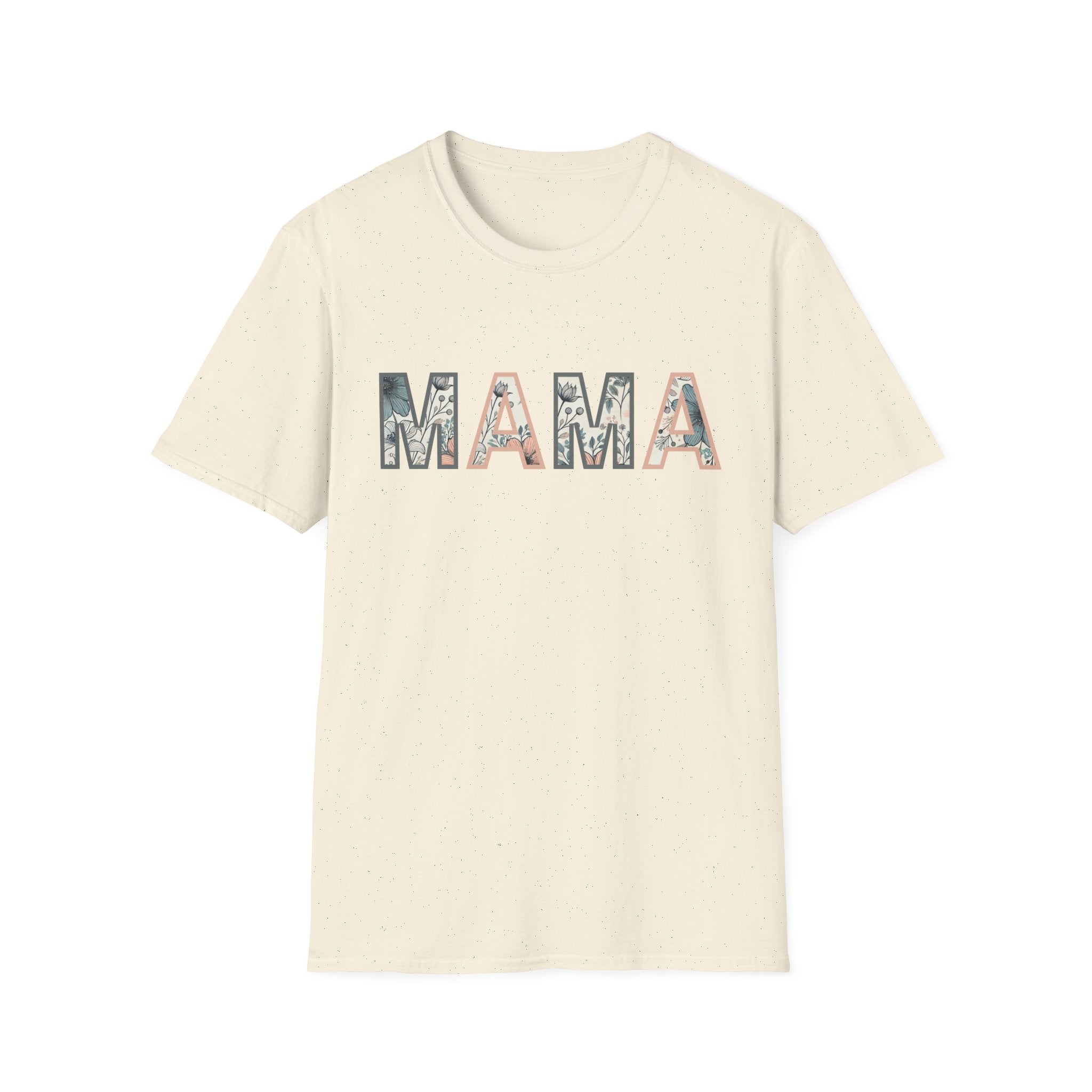 Floral MAMA - Pink and Grey