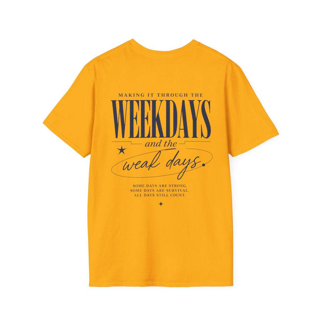 WEEKdays and WEAK Days