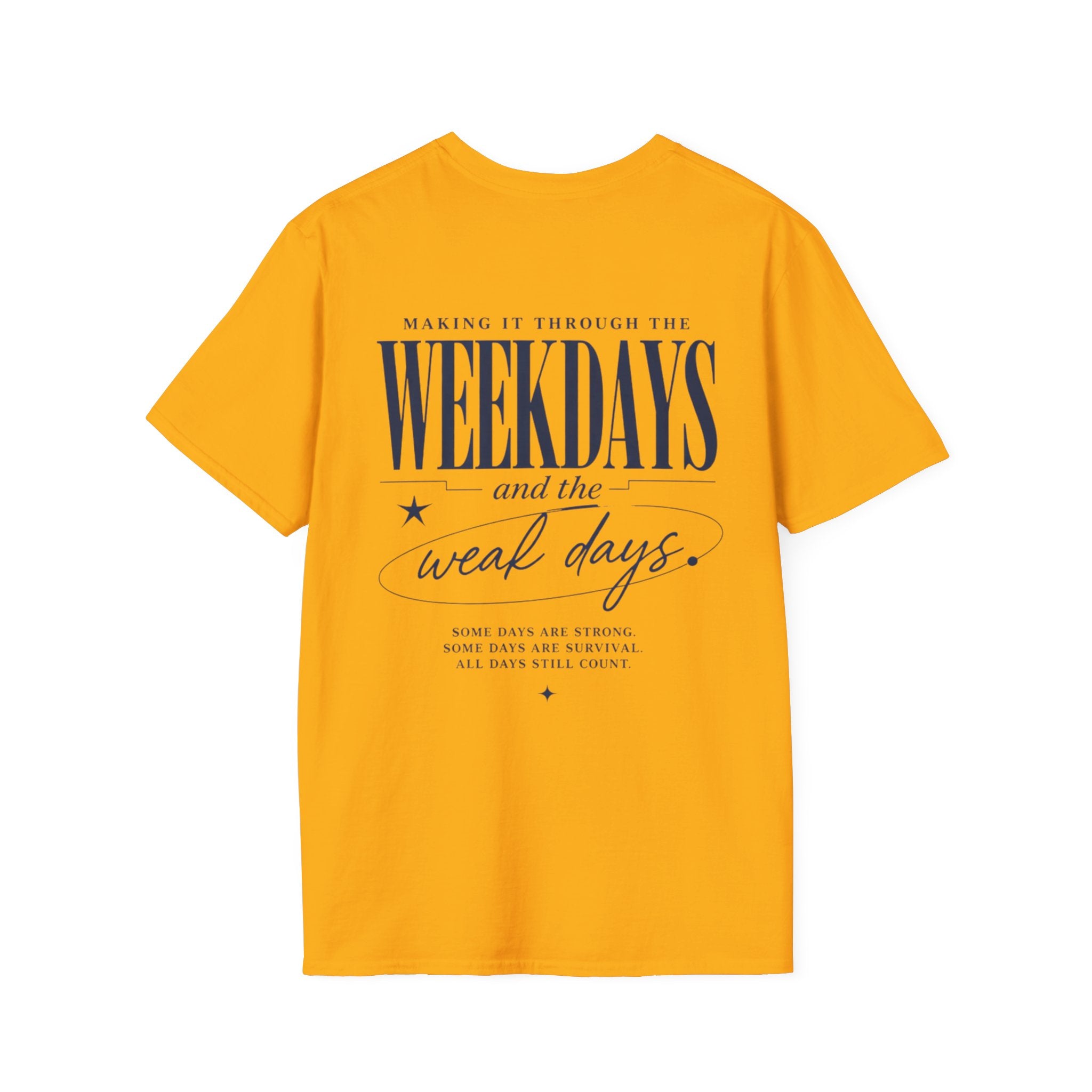 WEEKdays and WEAK Days