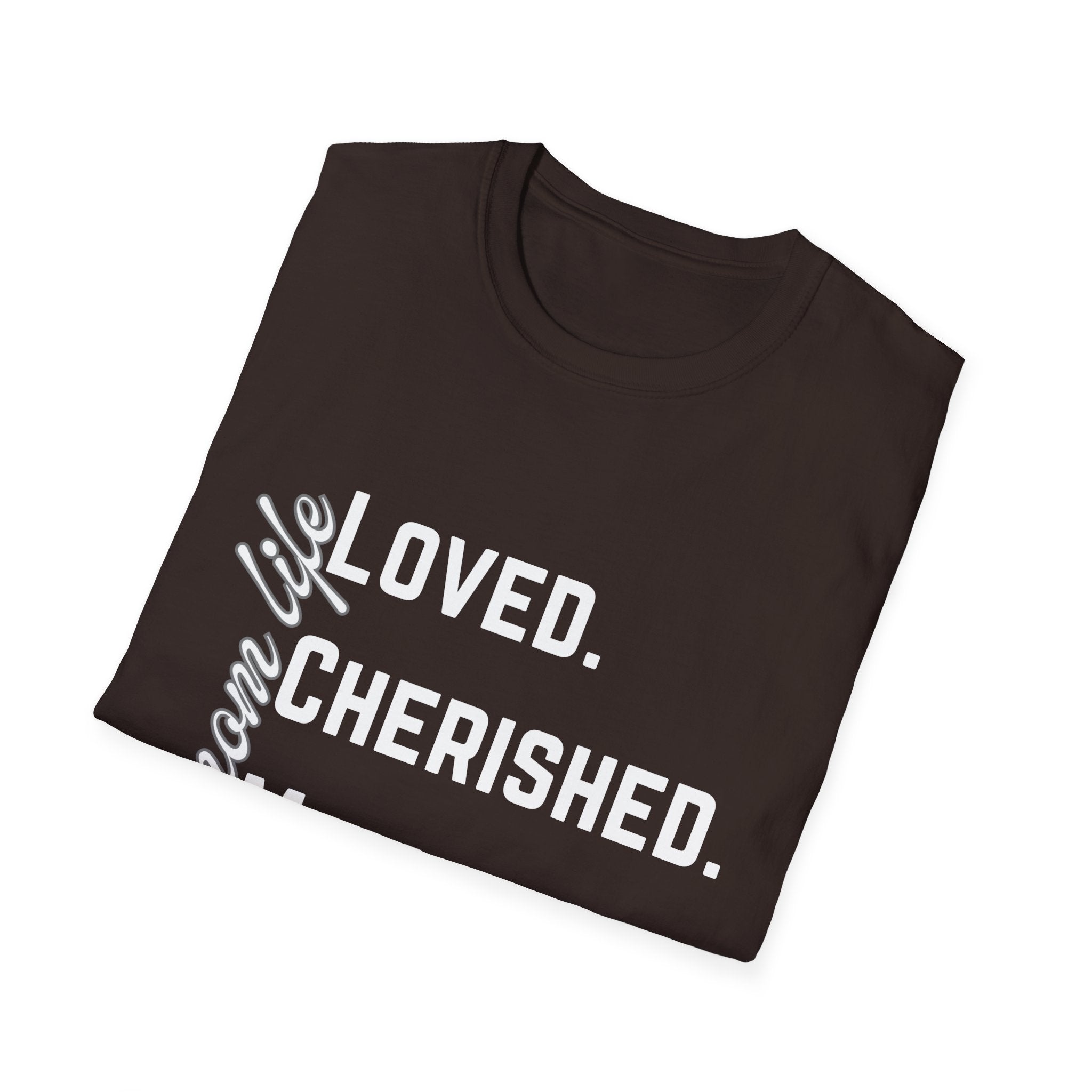 Loved. Cherished. Mom.