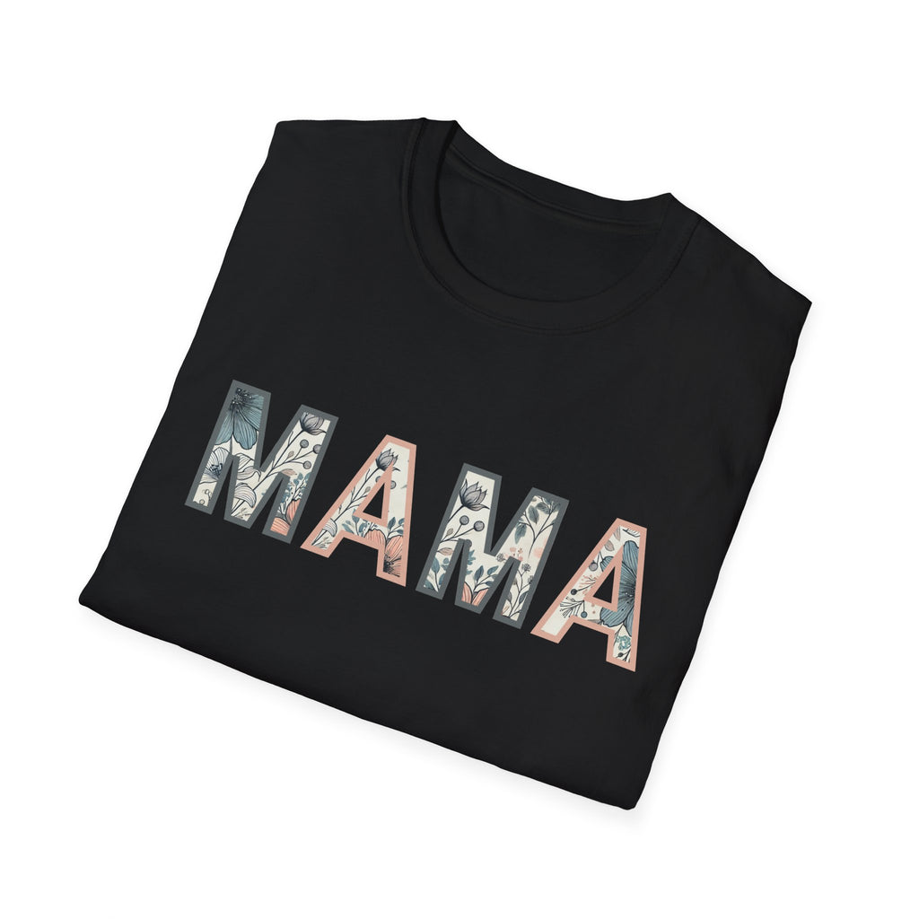 Floral MAMA - Pink and Grey