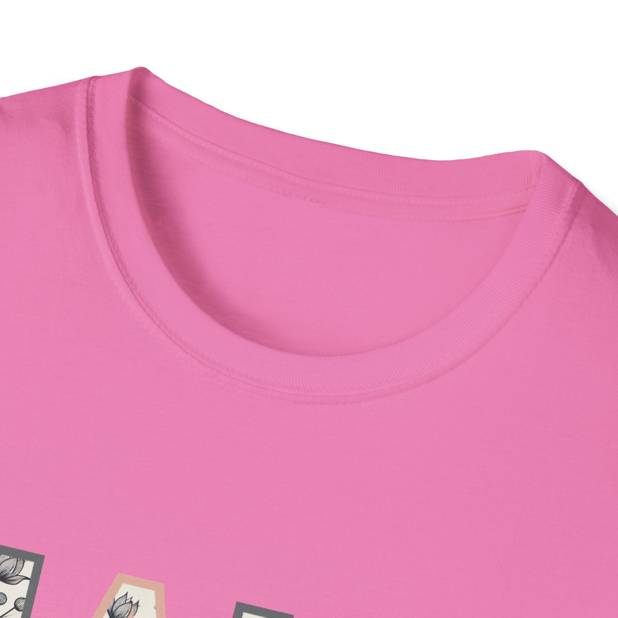 Floral MAMA - Pink and Grey