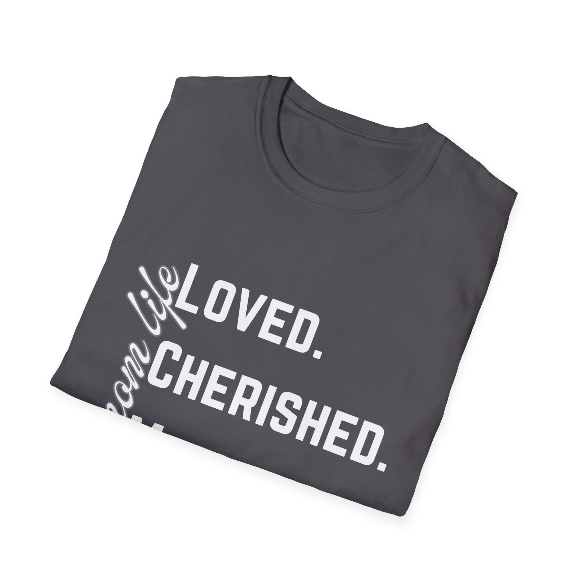 Loved. Cherished. Mom.