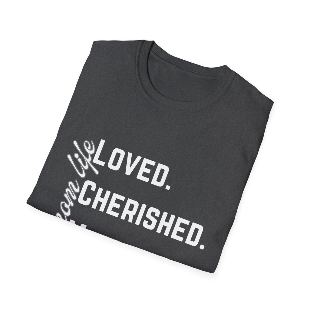 Loved. Cherished. Mom.