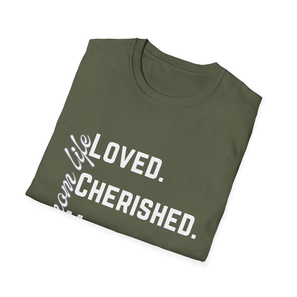 Loved. Cherished. Mom.