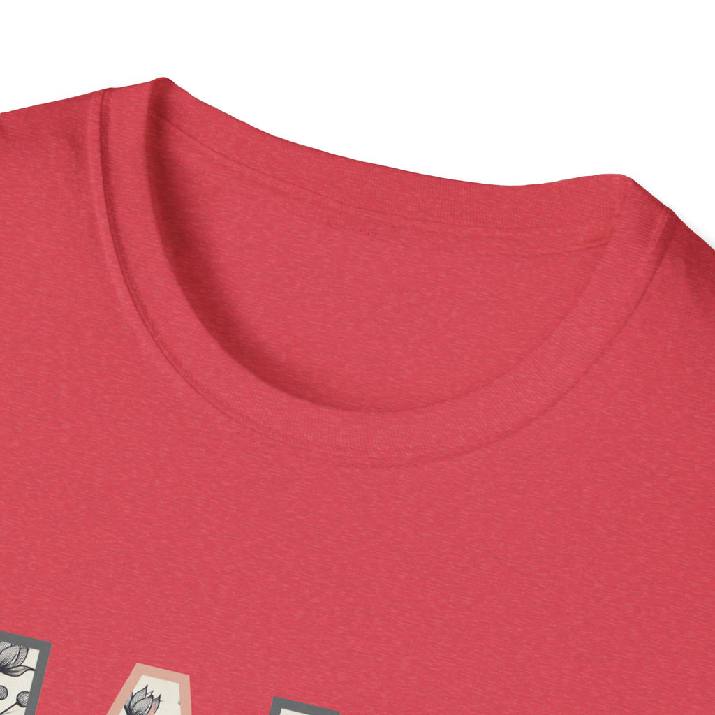 Floral MAMA - Pink and Grey