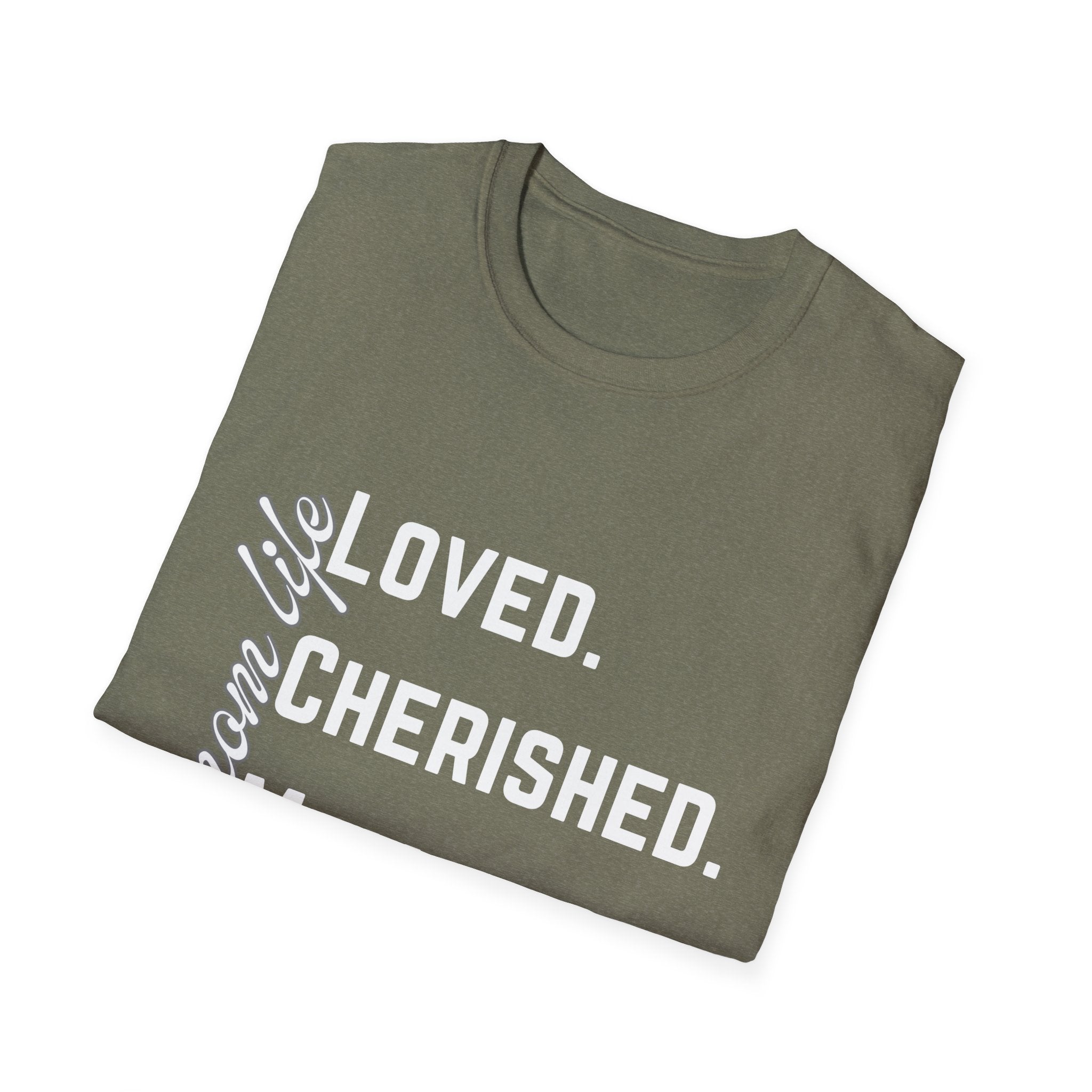 Loved. Cherished. Mom.