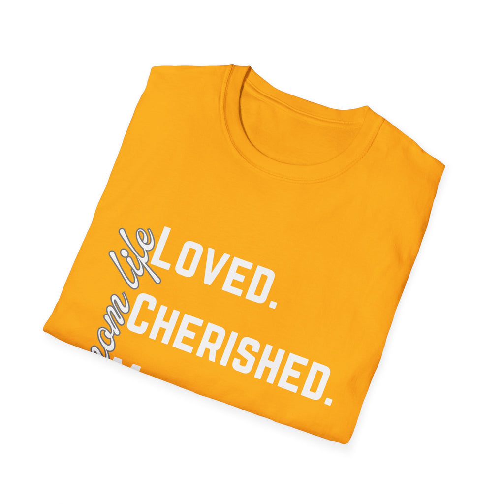 Loved. Cherished. Mom.