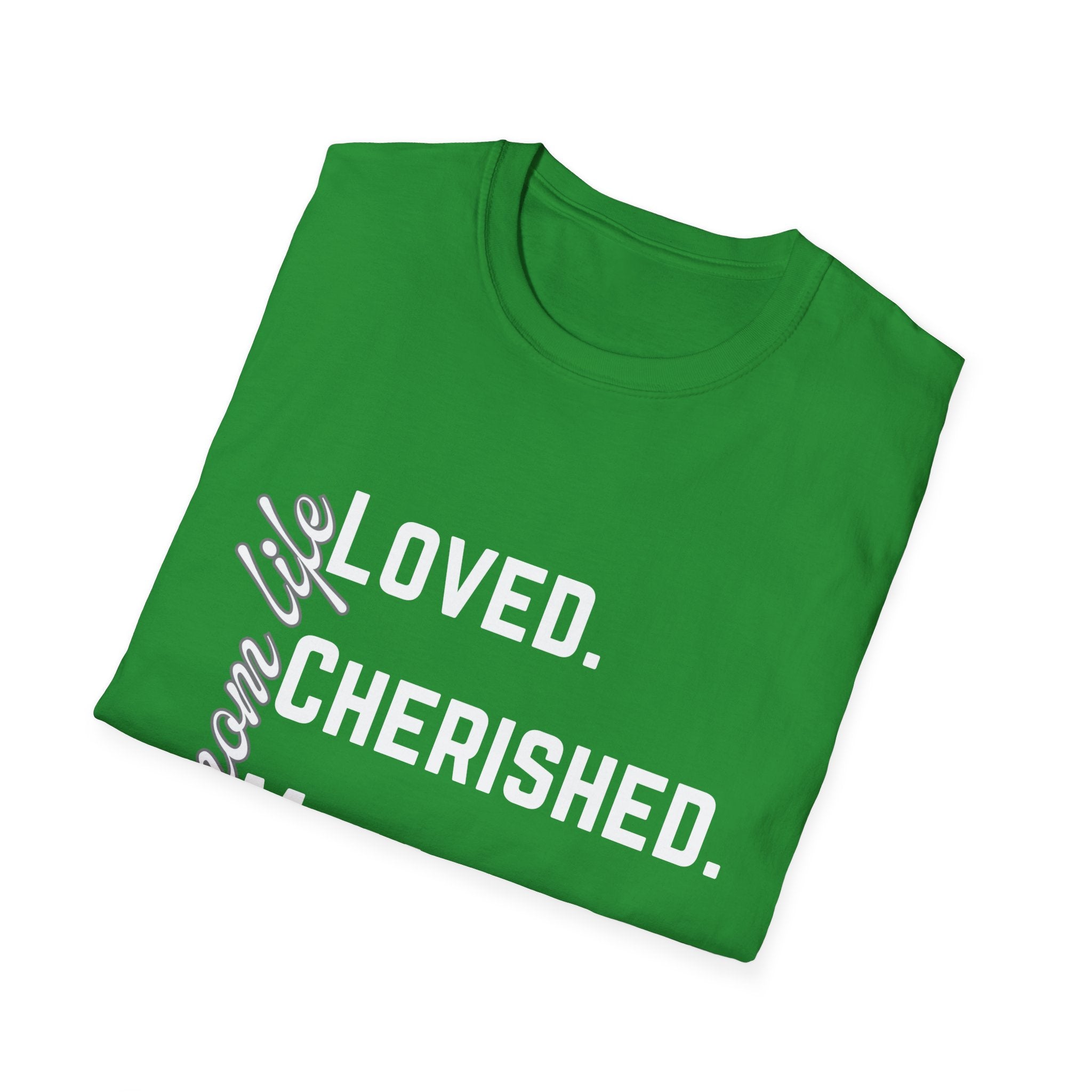 Loved. Cherished. Mom.