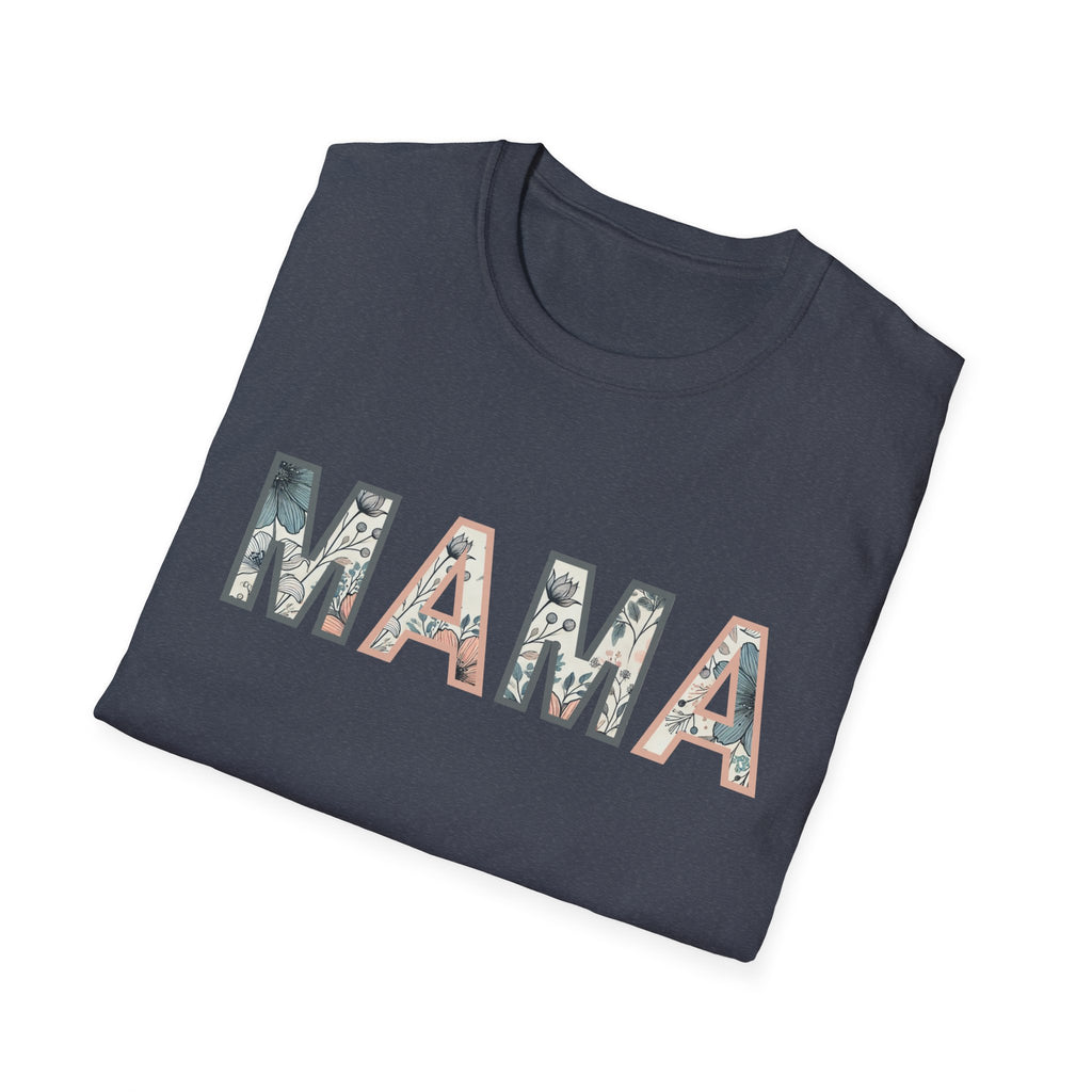 Floral MAMA - Pink and Grey