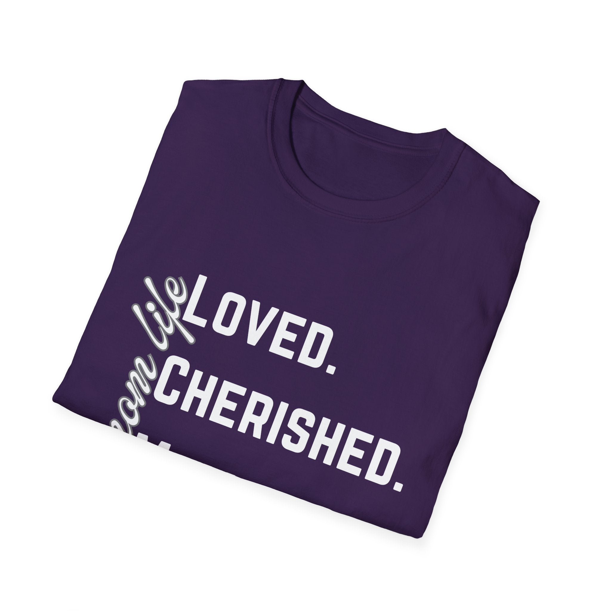 Loved. Cherished. Mom.