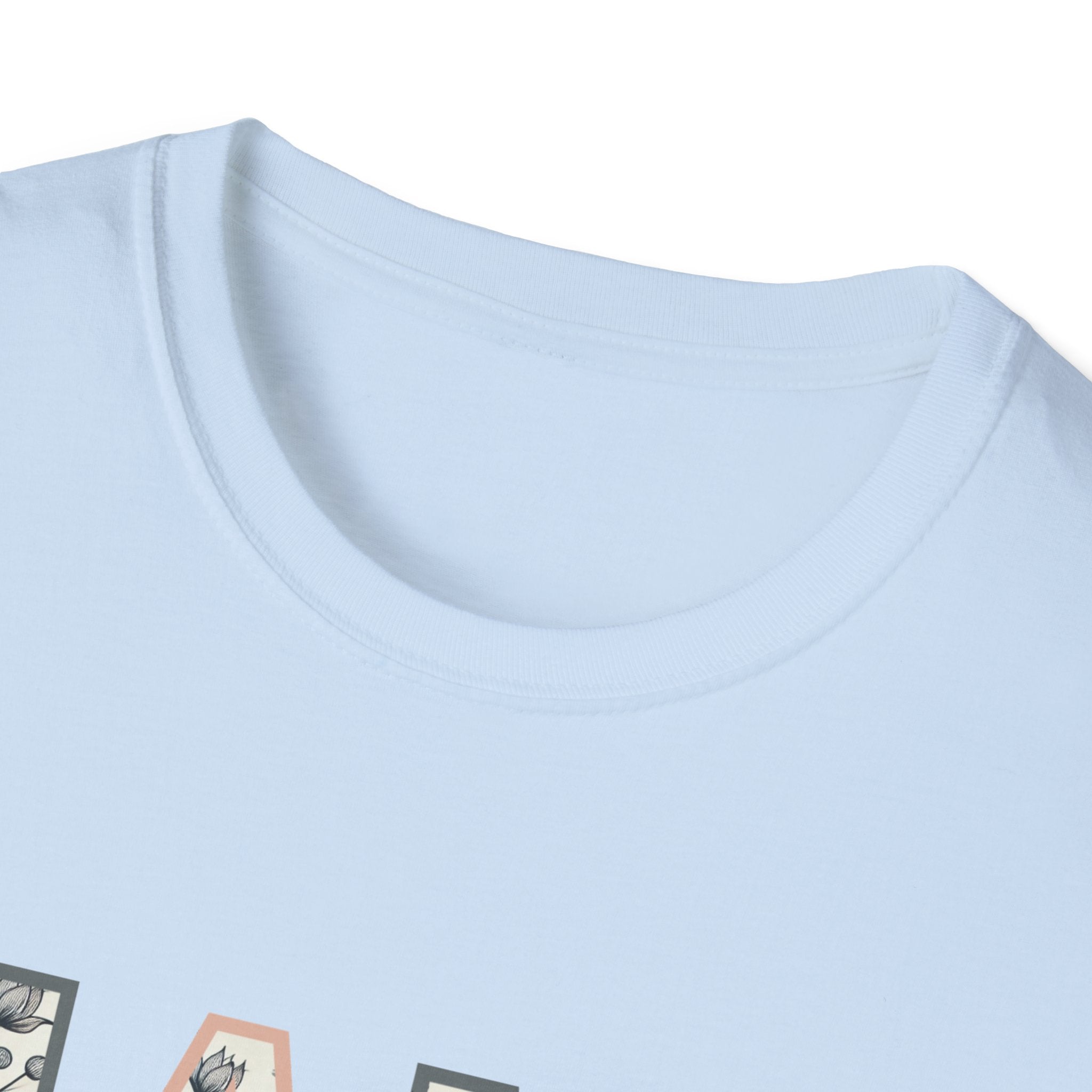 Floral MAMA - Pink and Grey