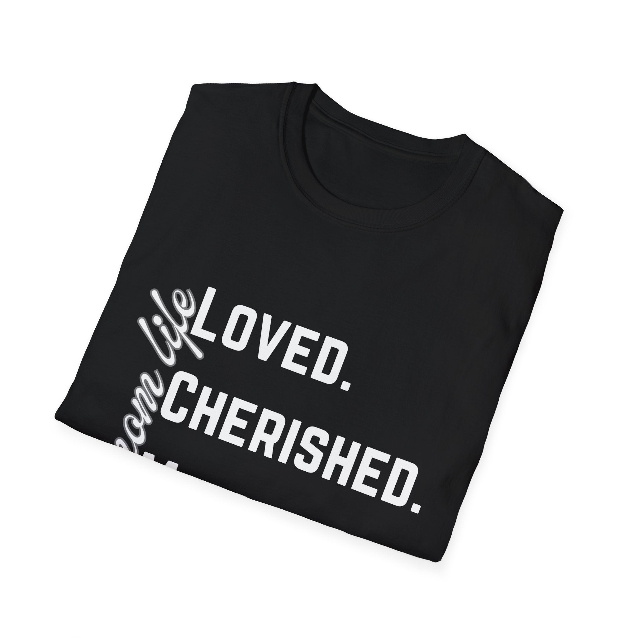 Loved. Cherished. Mom.
